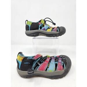 Keen Unisex Newport H2 Closed Toe Water Sandal Kids Size 10‎ Rainbow Tie Dye